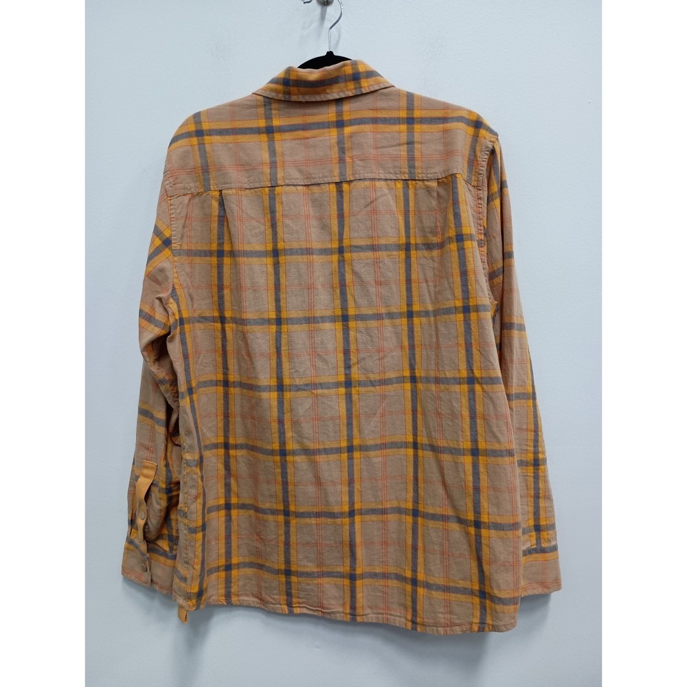Rei Mens Shirt Large Plaid Hiking Outdoor Gorpcore Button Front Long Sleeve - Picture 9 of 12